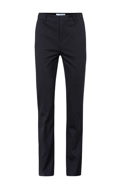 Pantalon met wijde pijp in een katoen mix - Black - Type: product