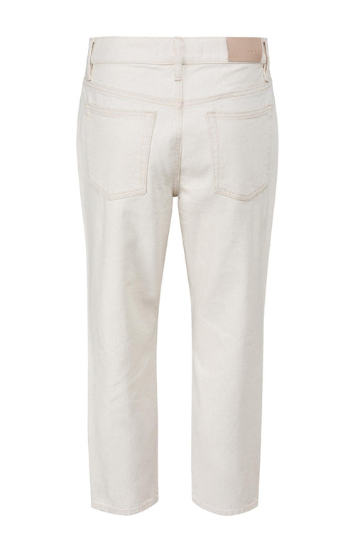 Straight fit denim in a 100% cotton fabric - Off White